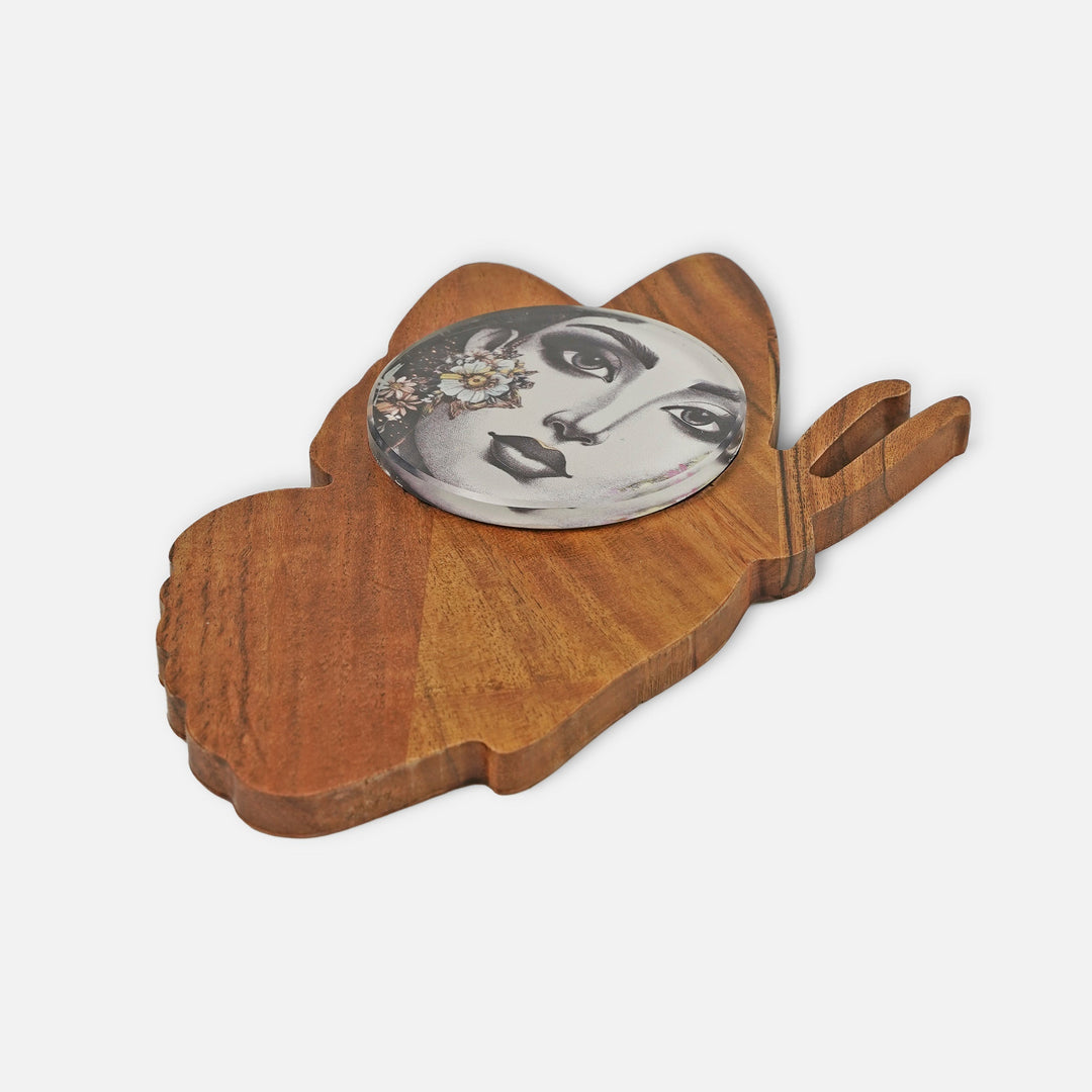 Winglet - Wooden Platter and coaster
