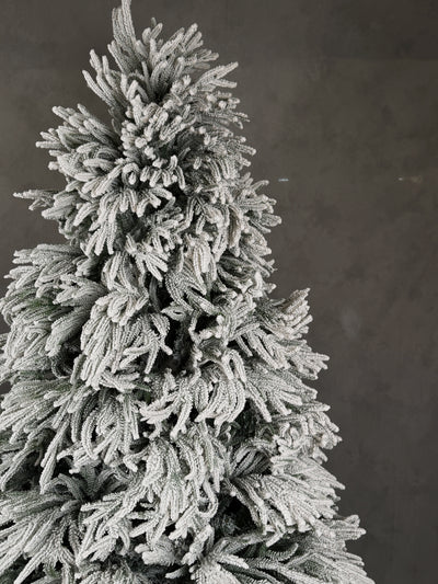 PE Christmas Tree with Snow Flocked Leaves- 3
