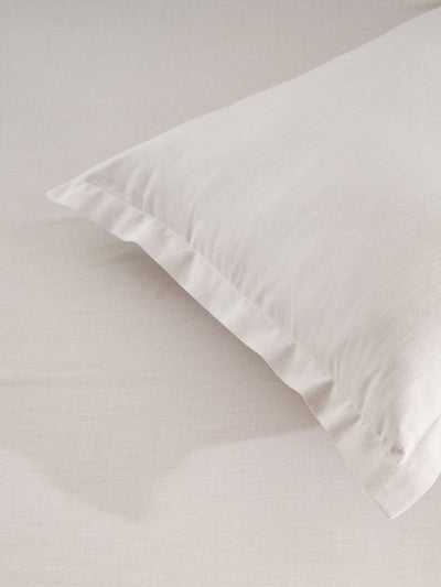 Feather Pearl Cotton Bamboo Chambray Bedsheet