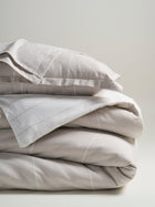 Feather Pin Pair Cotton Bamboo Chambray Comforter