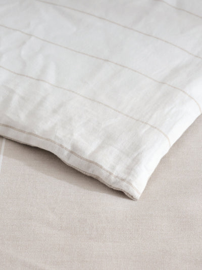 Feather Pin Pair Cotton Bamboo Chambray Comforter