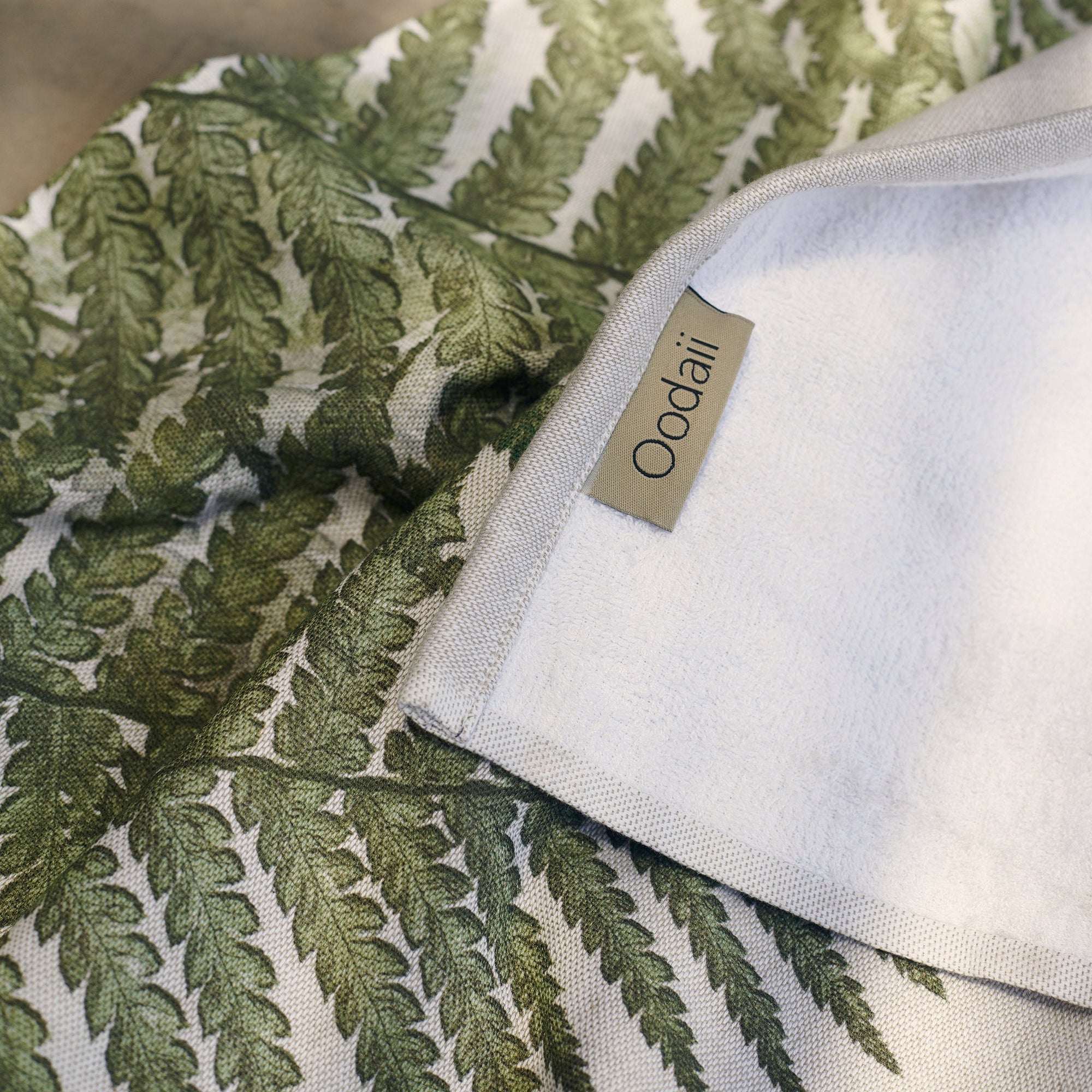 Fern Print Cotton Bamboo | Hammam Terry Towels Set