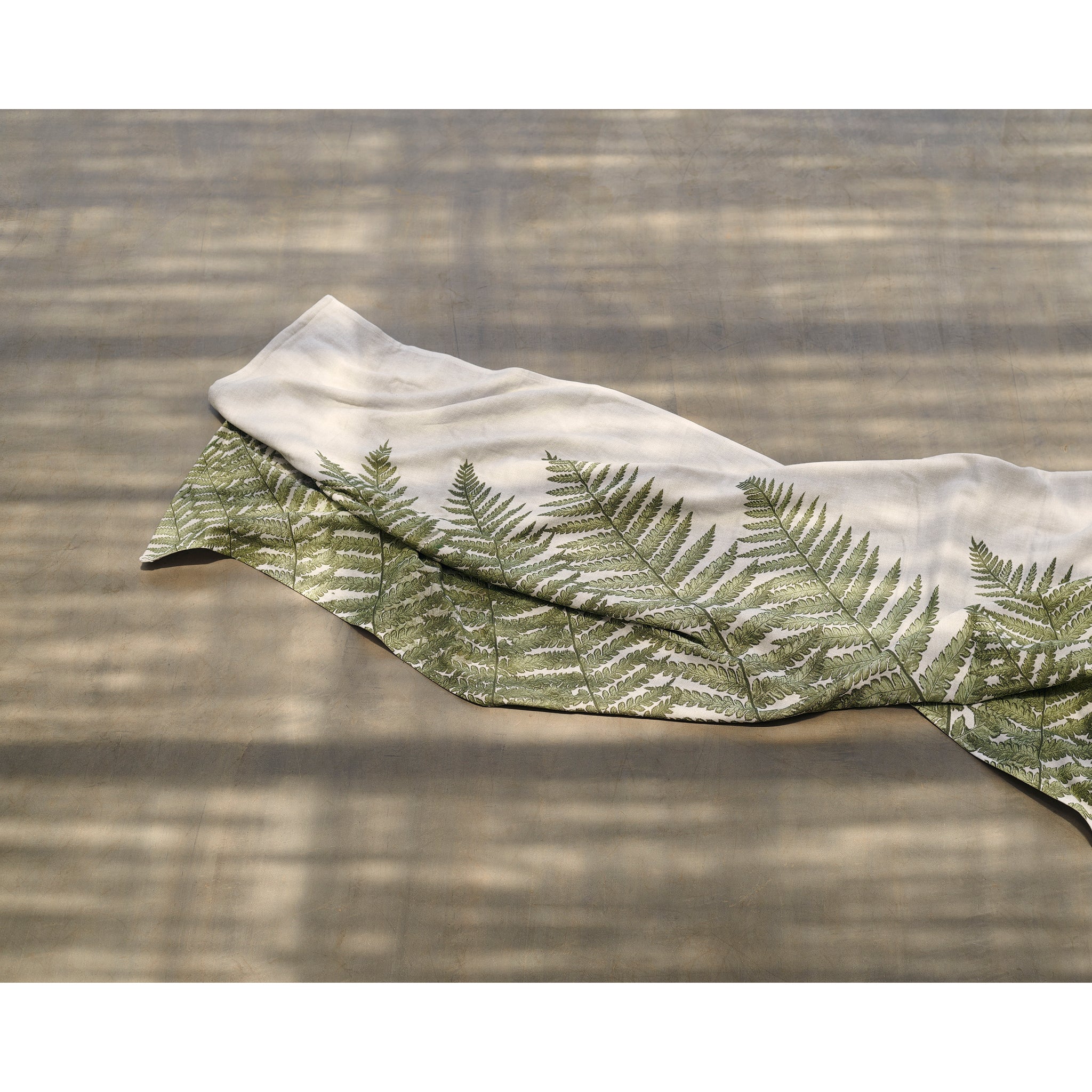 Fern Print |Cotton Bamboo | Hammam Terry | XL Bath Towel