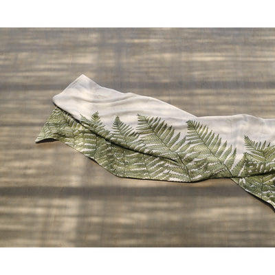 Fern Print |Cotton Bamboo | Hammam Terry | XL Bath Towel