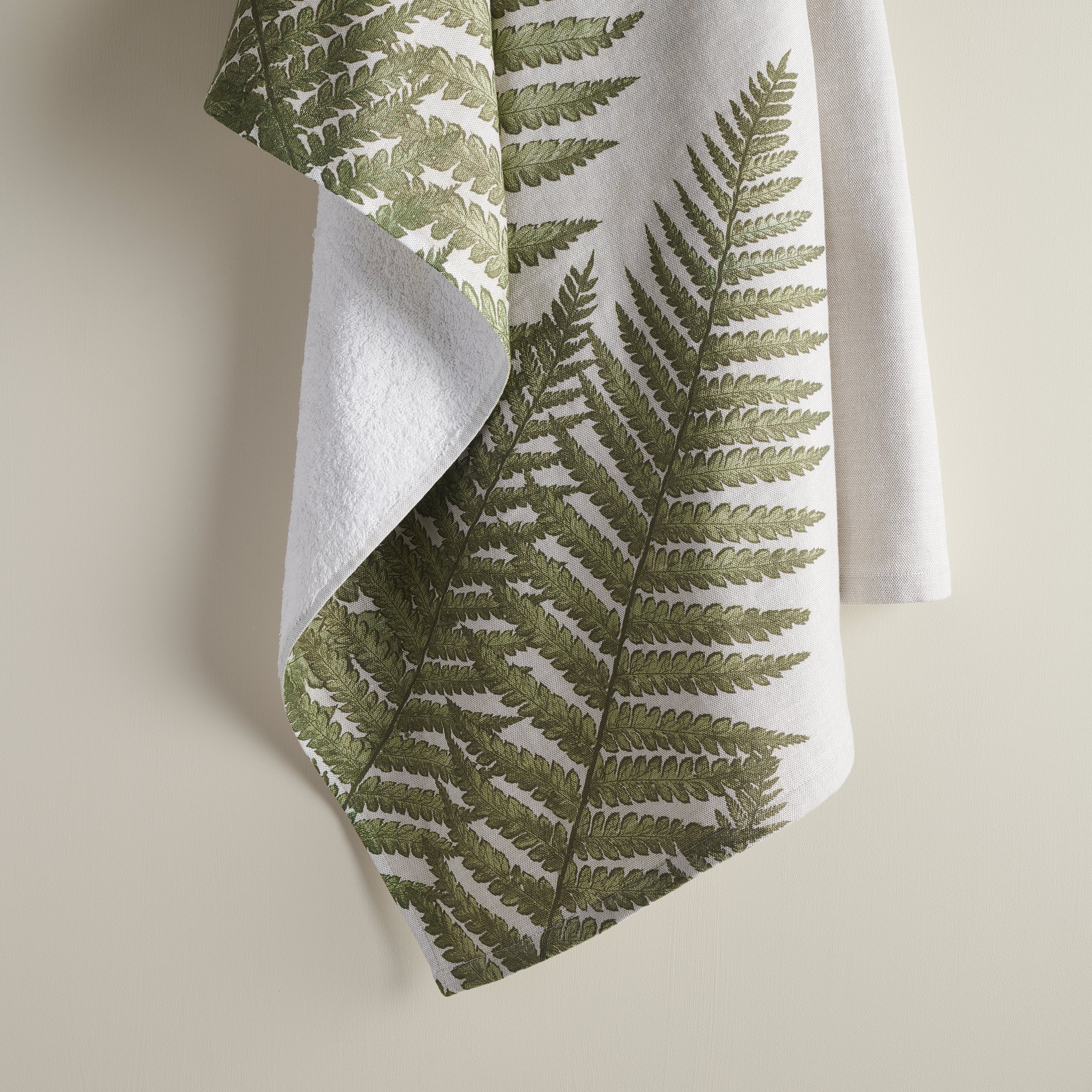Fern Print |Cotton Bamboo | Hammam Terry | XL Bath Towel
