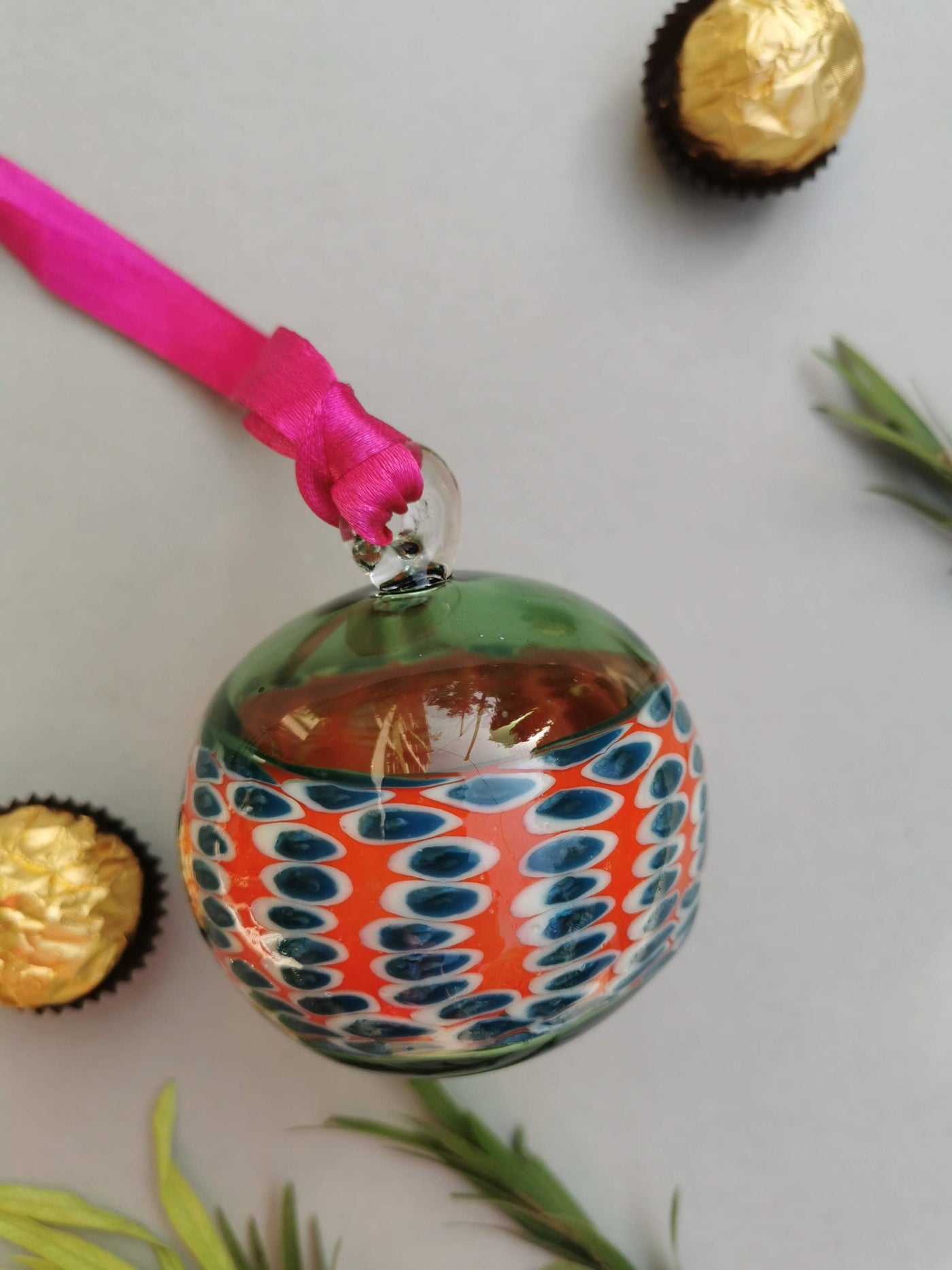 Fiesta Dreams - Handblown Glass Ornament