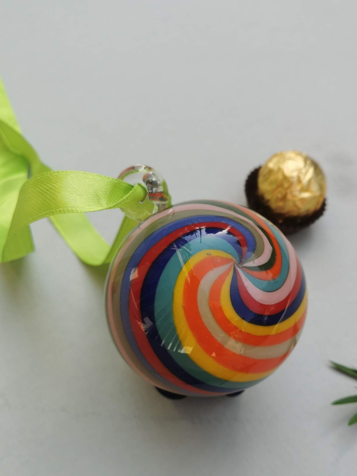 Fiesta Fusion - Handblown Glass Ornament