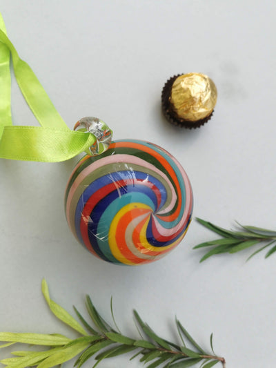 Fiesta Fusion - Handblown Glass Ornament