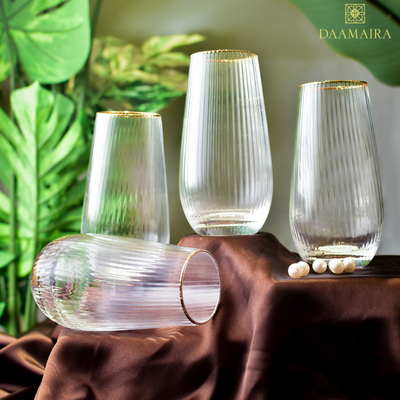 Finesse Set Of 4 Long Drink Glasses