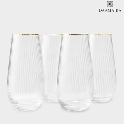 Finesse Set Of 4 Long Drink Glasses
