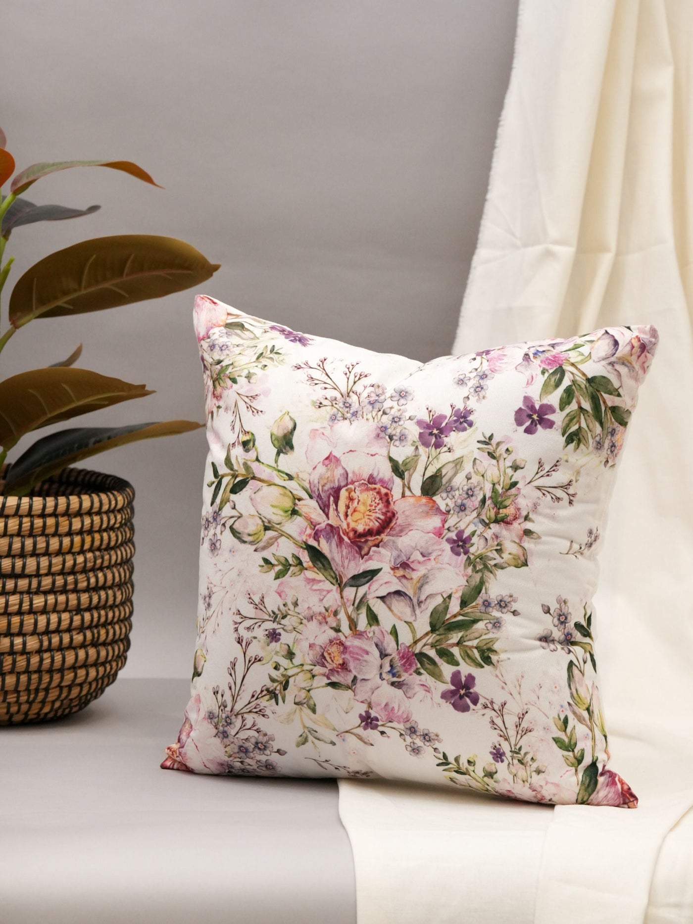 Floral Serenade Cushion