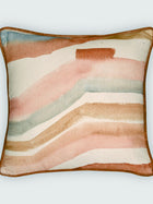 Flow Blush Velvet Cushion Cover
