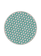 Inlay Drum Side Table with Base - Targua