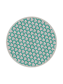 Inlay Drum Side Table with Base - Targua