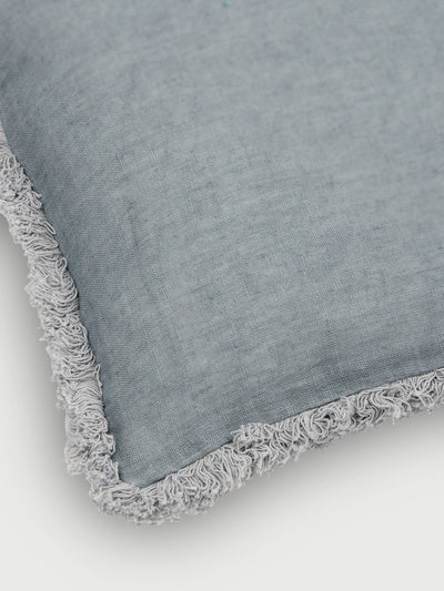 Fringe Azure Oblong Cushion Cover