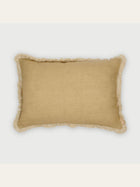 Fringe Ochre Oblong Cushion Cover