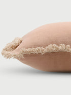 Fringe Rose Oblong Cushion Cover