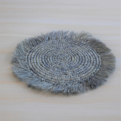 Fringe mat grey