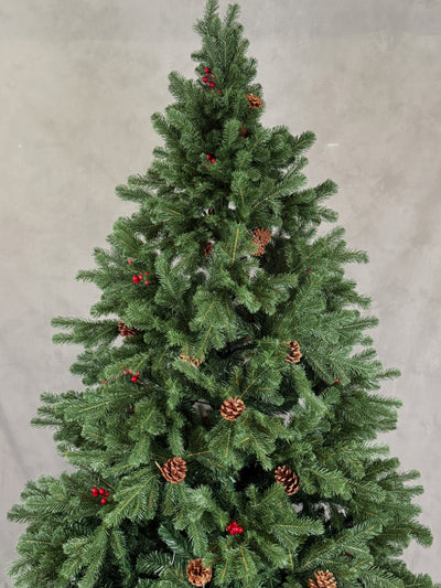 PE Pinecone & Berry Christmas Tree- 8