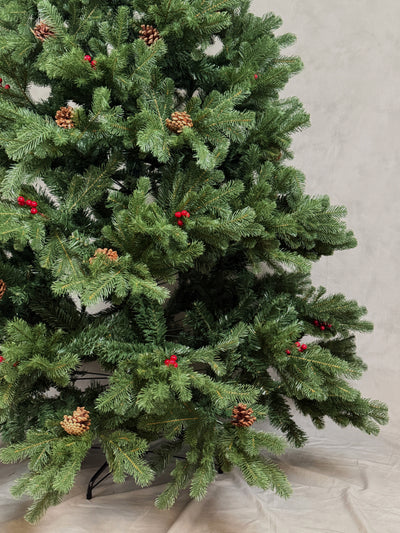 PE Pinecone & Berry Christmas Tree- 8