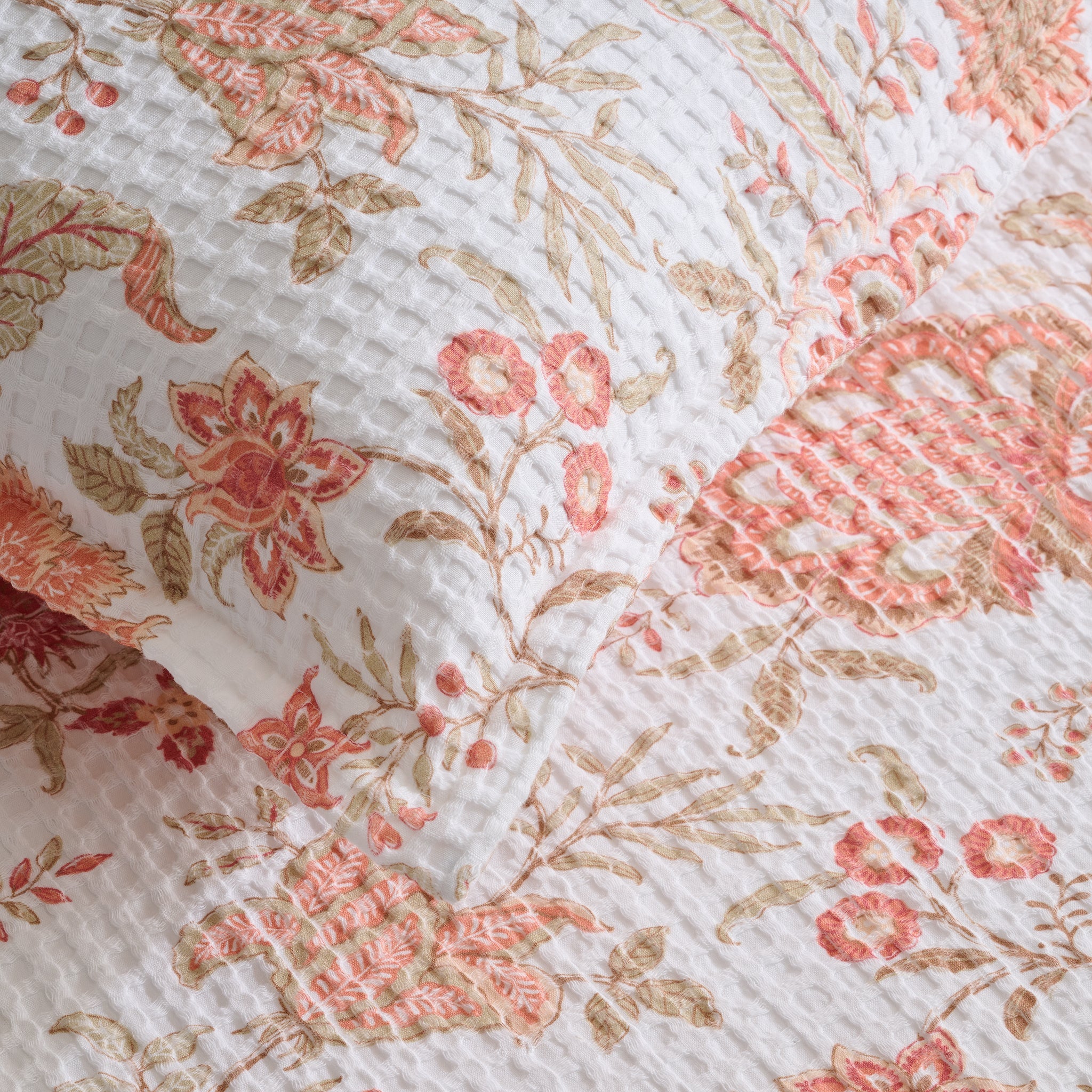 Garden Bed | Cotton| Waffle Printed | Comforter