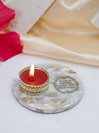 Mother of Pearl Tea Light Holder