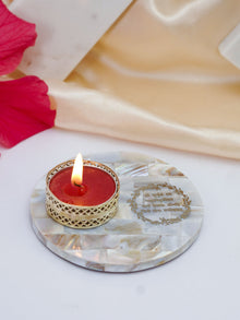 Mother of Pearl Tea Light Holder