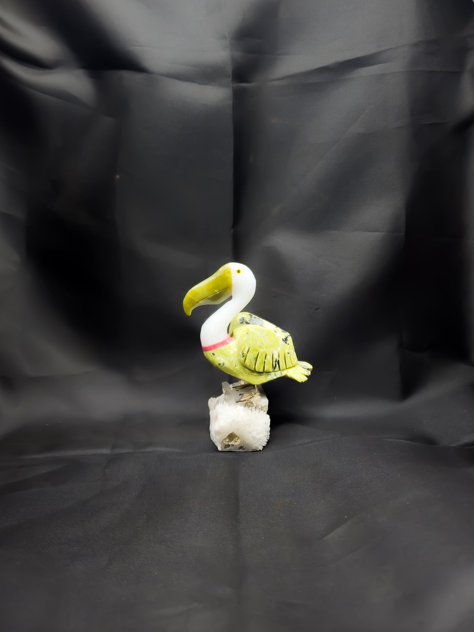 Gemstone Bird Figure