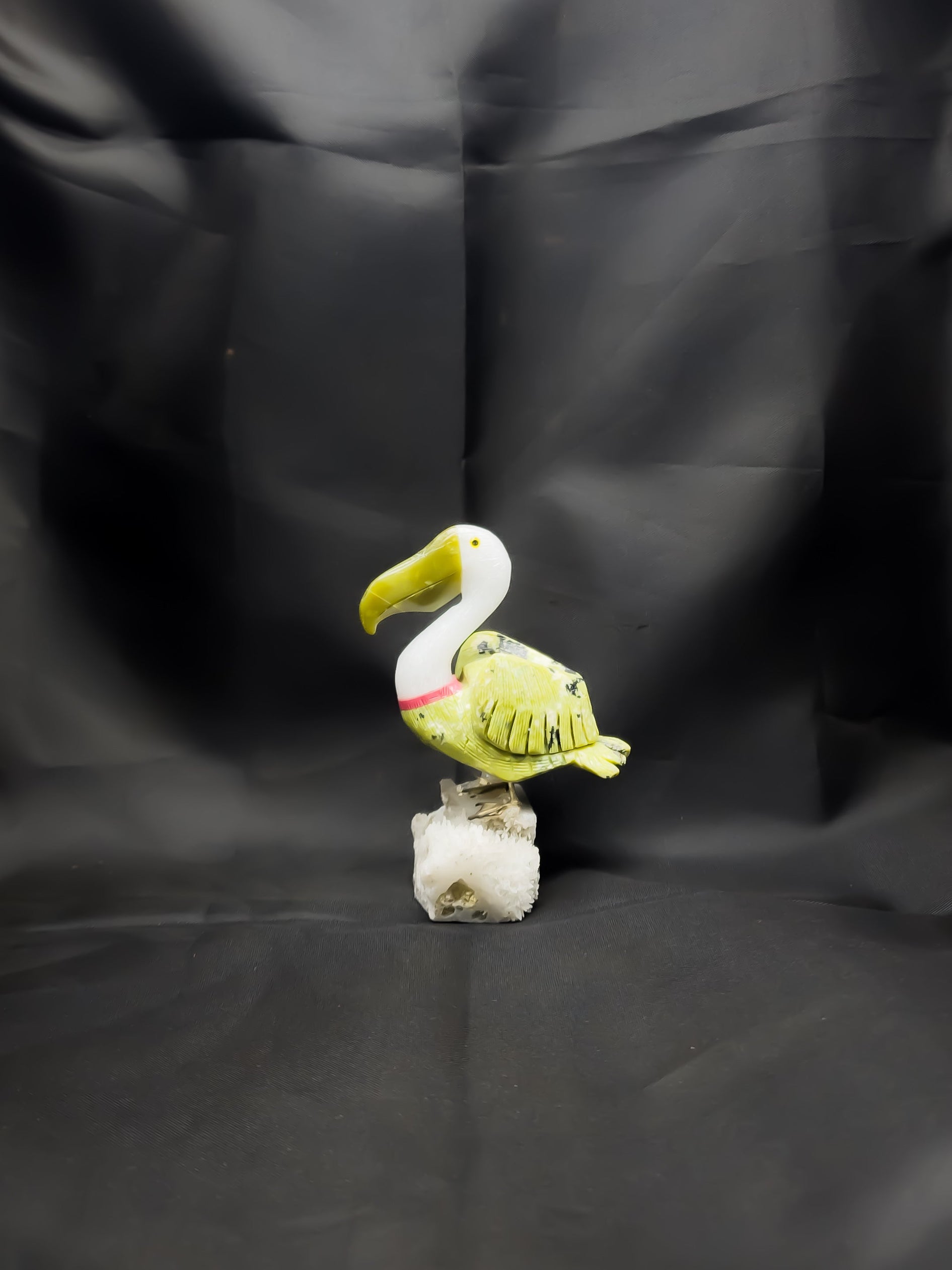 Gemstone Bird Figure