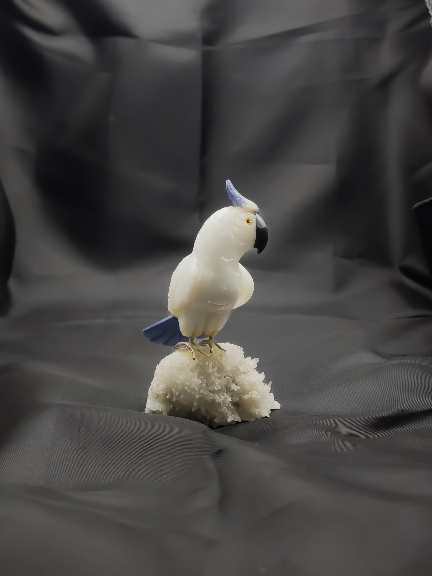 Gemstone Bird Figurine