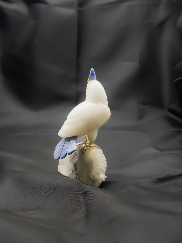 Gemstone Bird Figurine