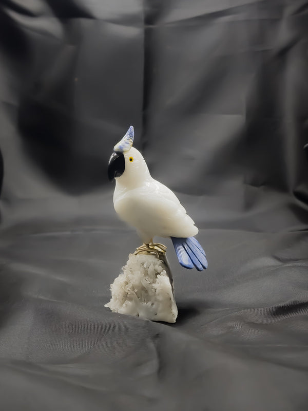 Gemstone Bird Figurine