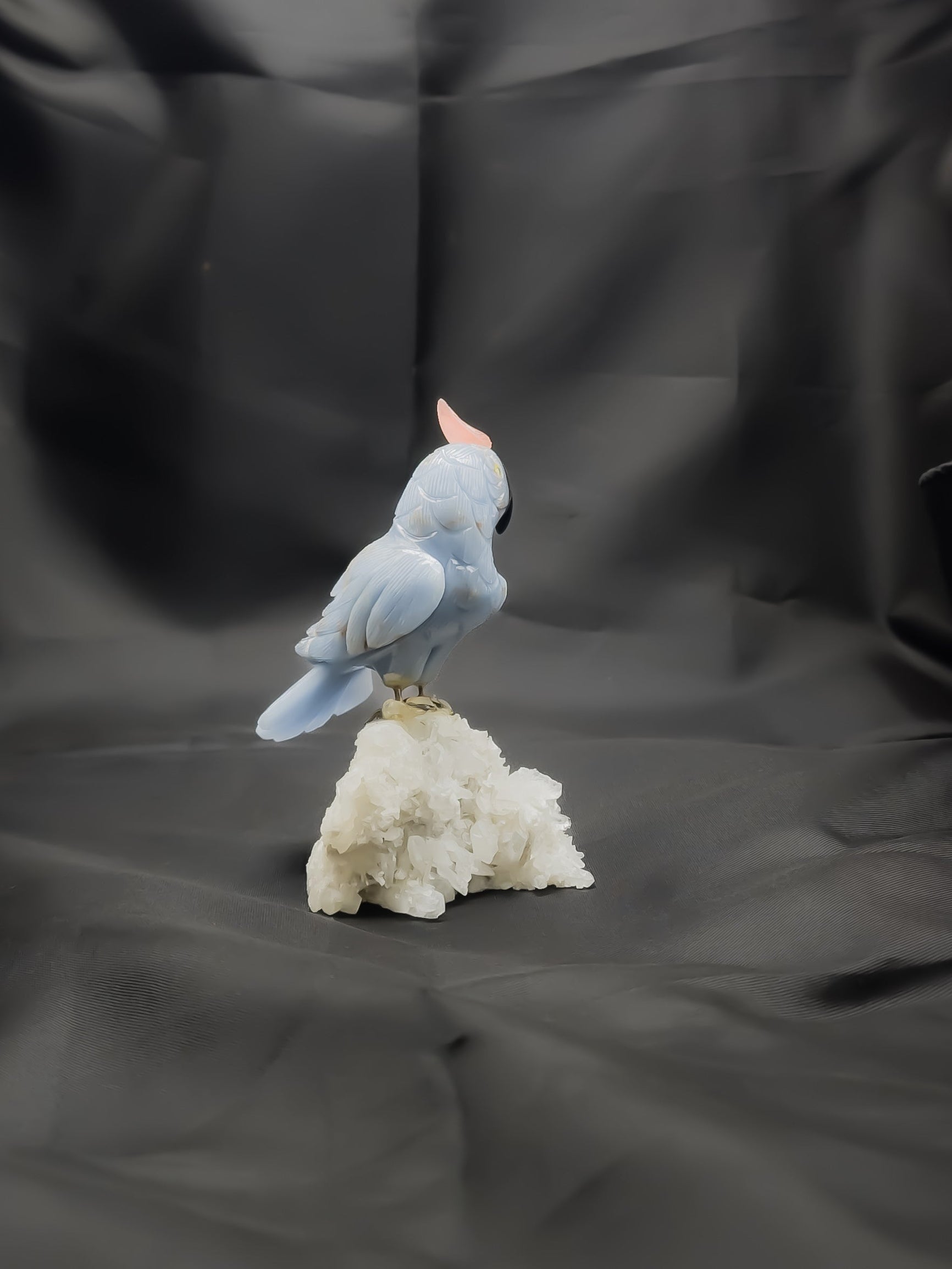 Gemstone Bird Sculpture