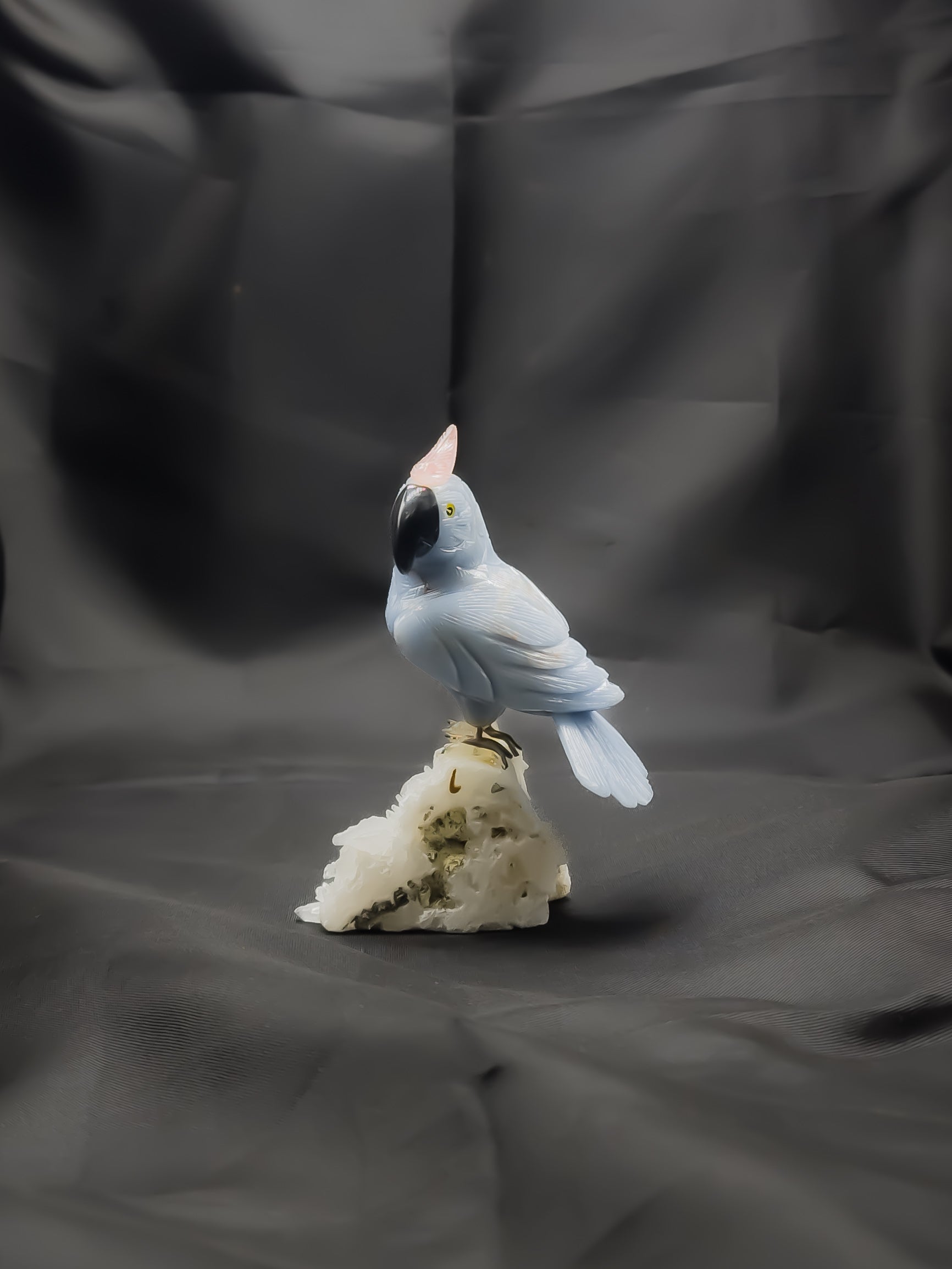 Gemstone Bird Sculpture