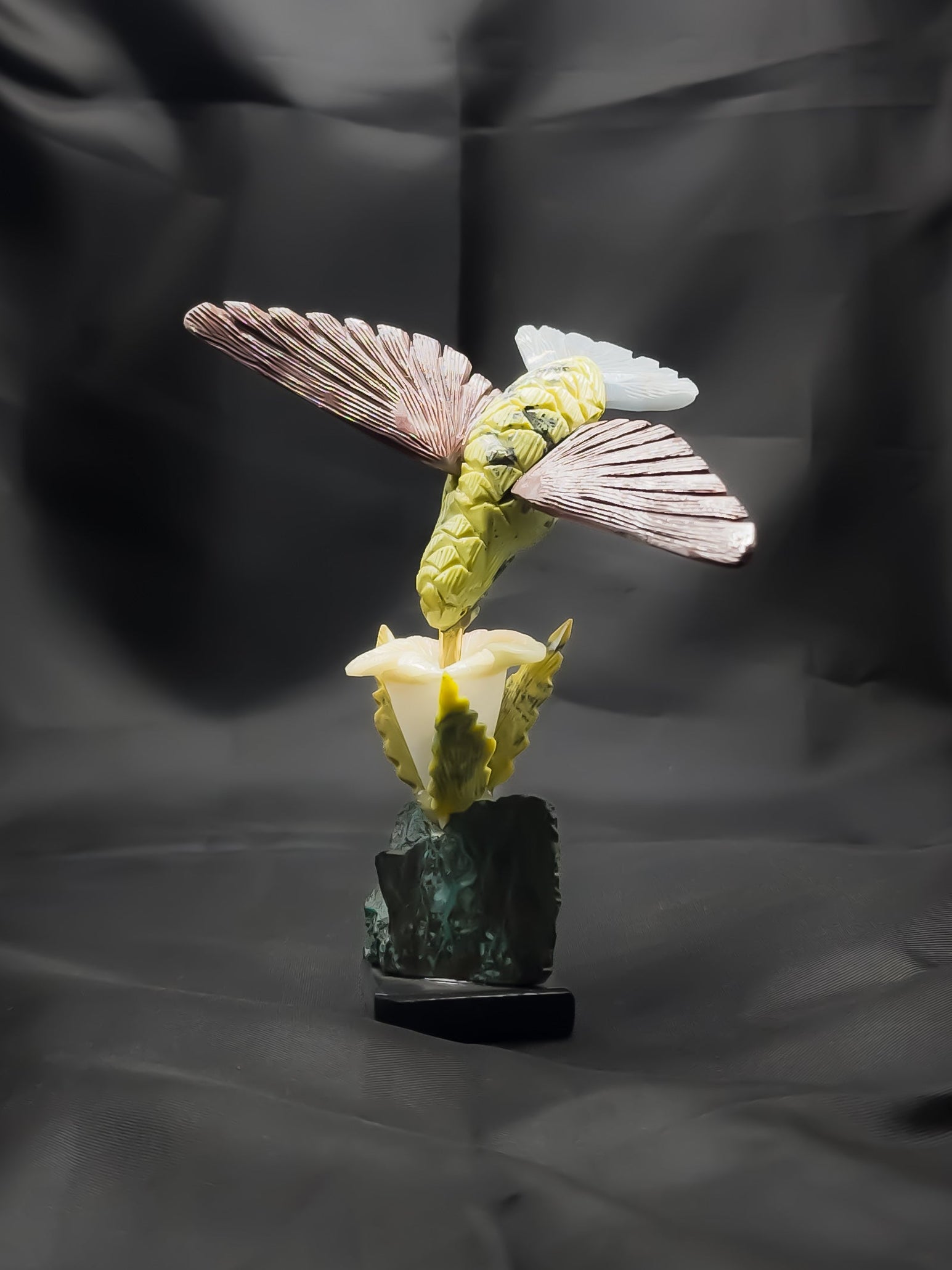 Gemstone Humming Bird Décor Accent