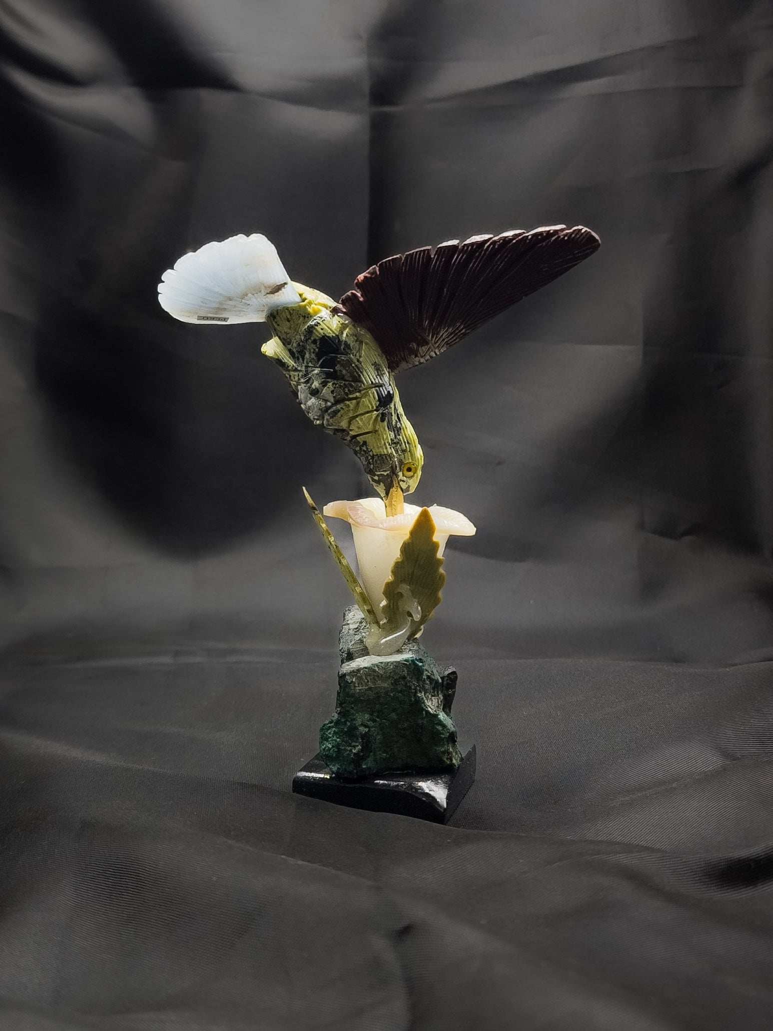 Gemstone Humming Bird Décor Accent