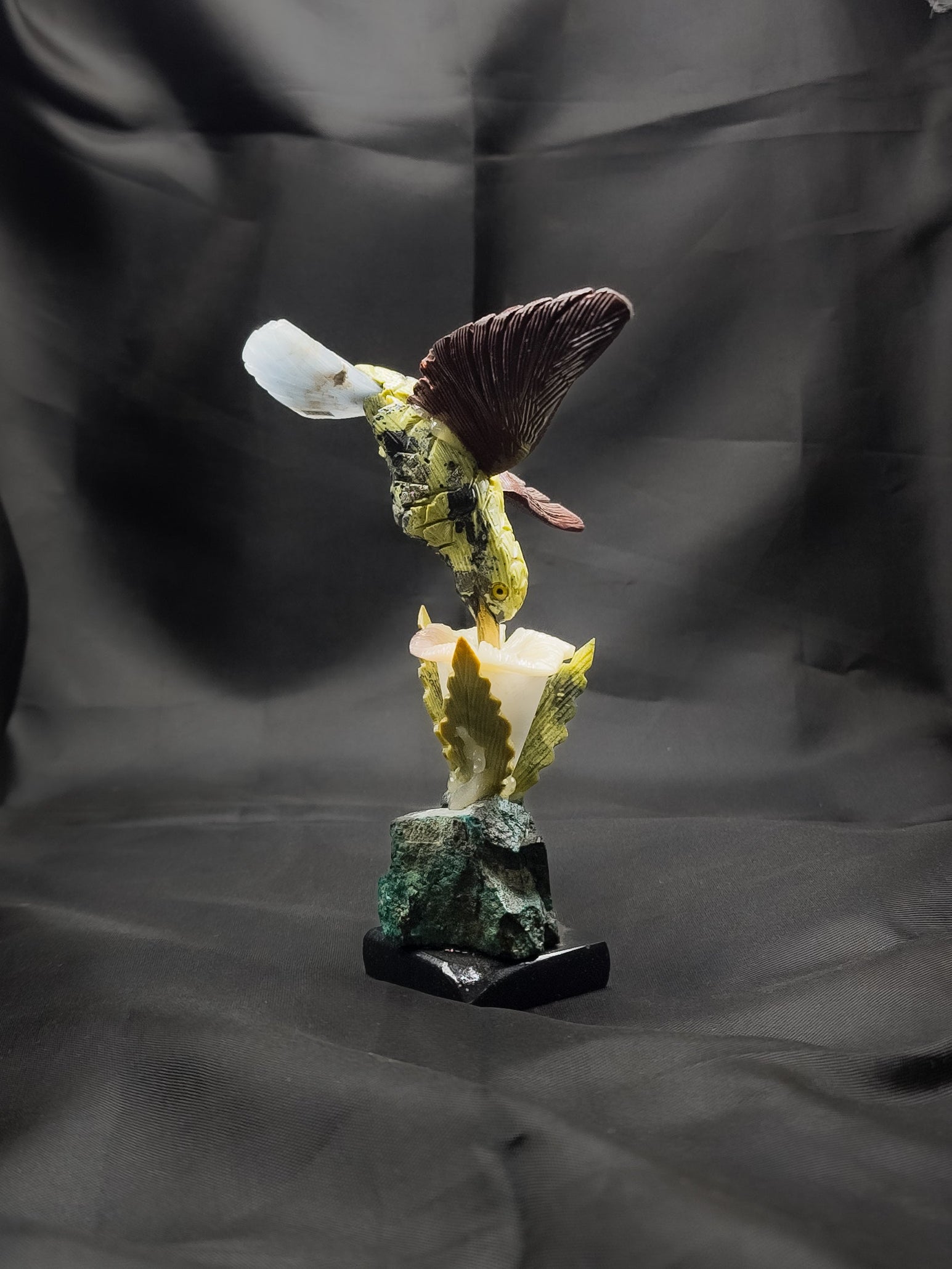 Gemstone Humming Bird Décor Accent