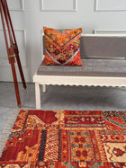 Embroidered Cushion Cover - Geo Chic