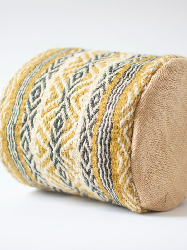 Geometric Jute Handwoven Baskets- Set of 2