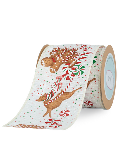 Gingerman Sleigh Ribbon