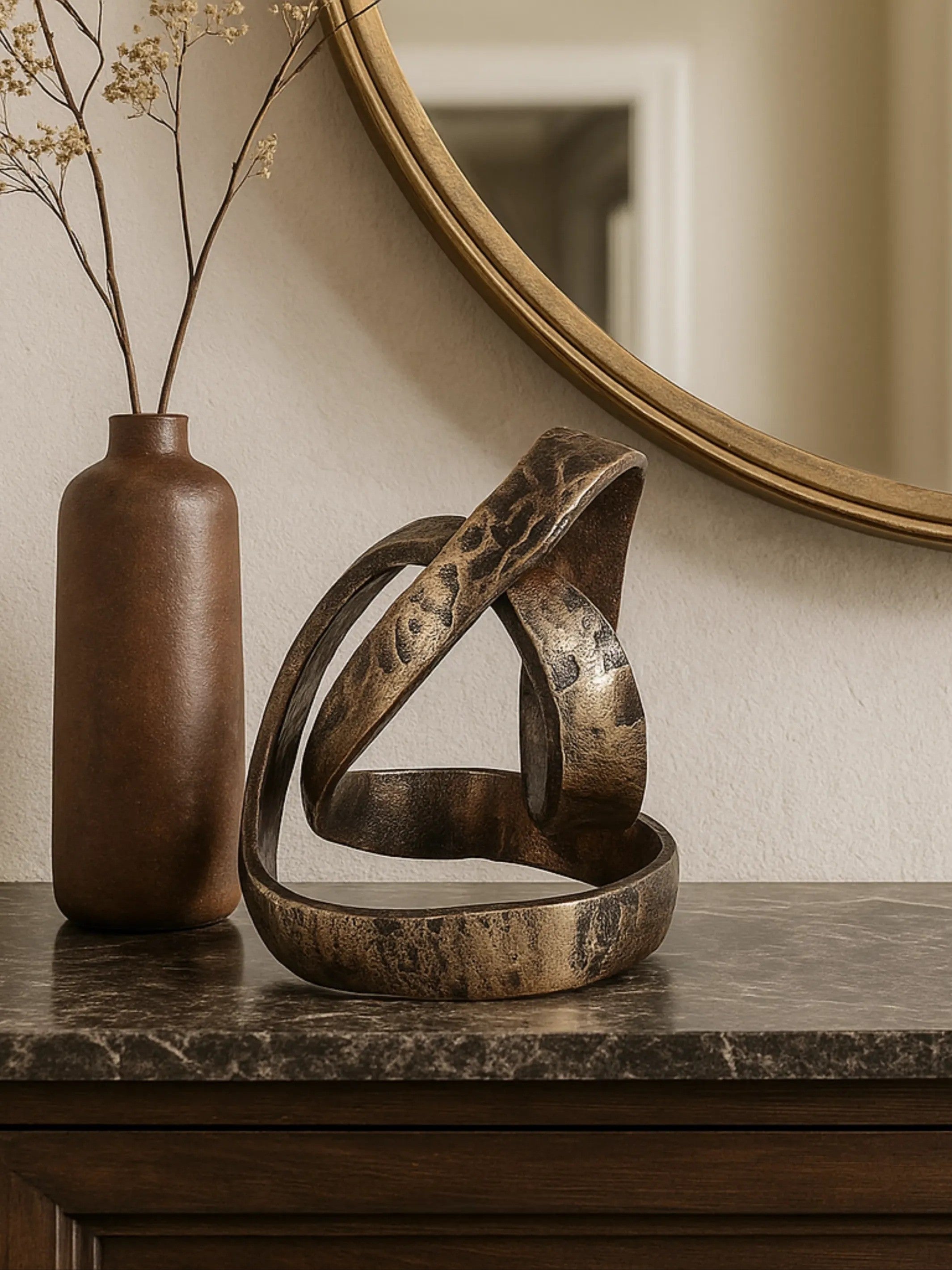 Glimmer Knot Sculpture - Product Image 