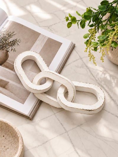 Long Wooden Chain Decor (3 Knots)