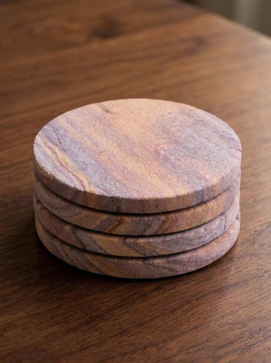 Natural Sandstone Coasters