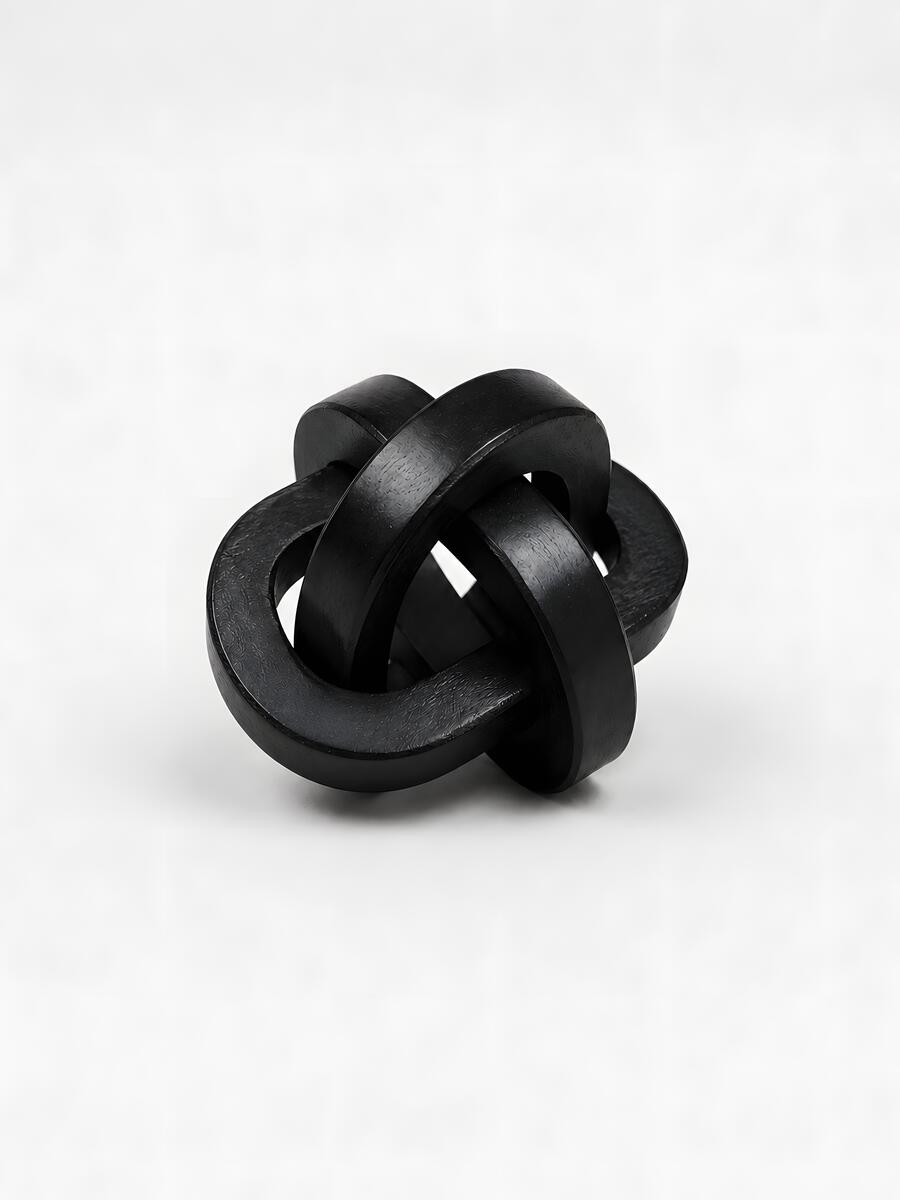 Triple Knot Wooden Accent Piece (Small)