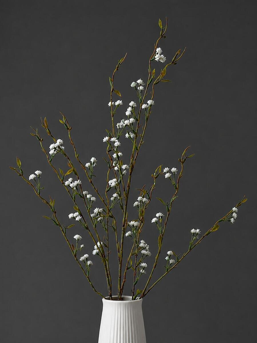 Long Stem Artificial Wildflower Branches For Tall Vases