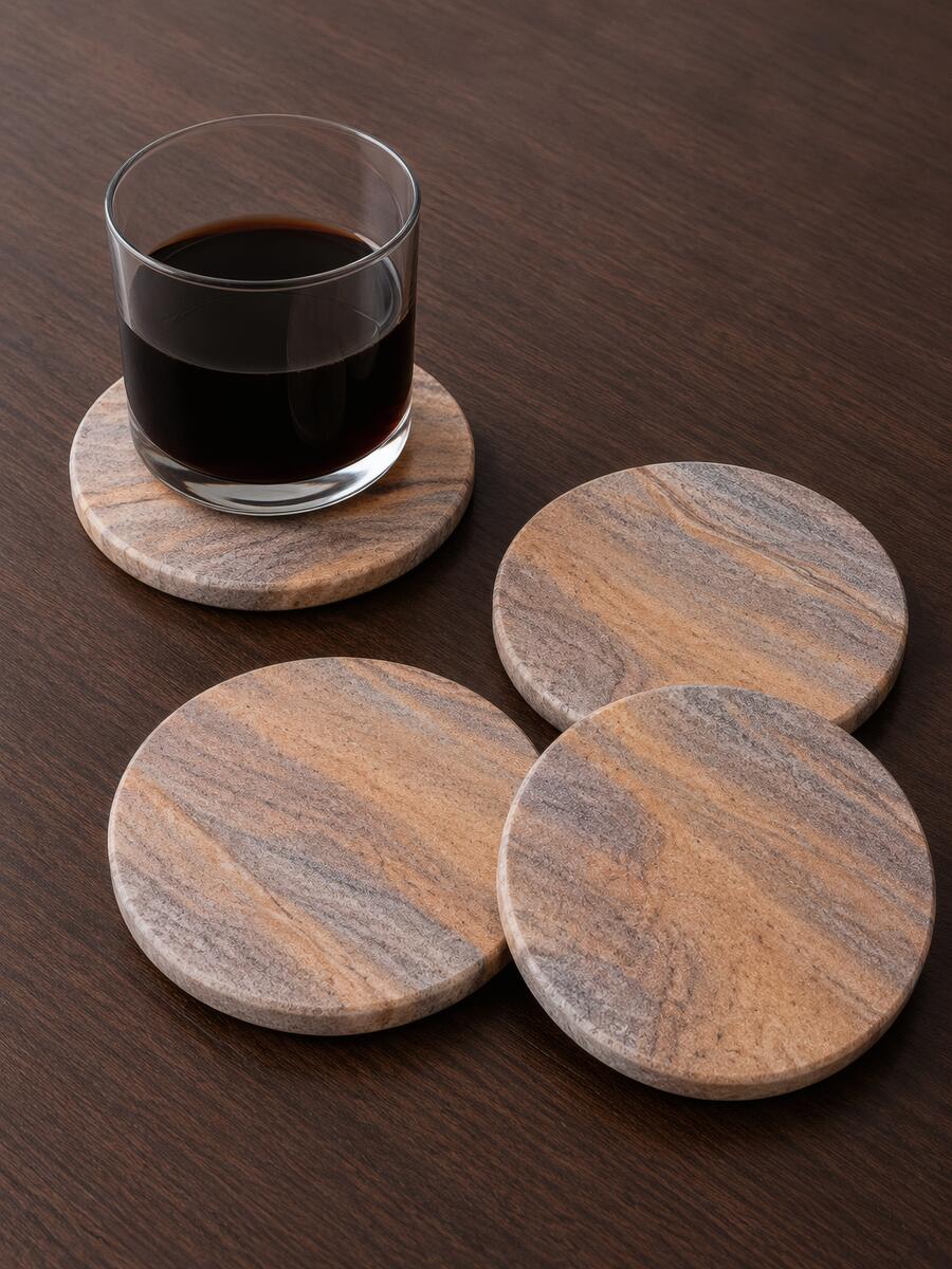 Natural Sandstone Coasters
