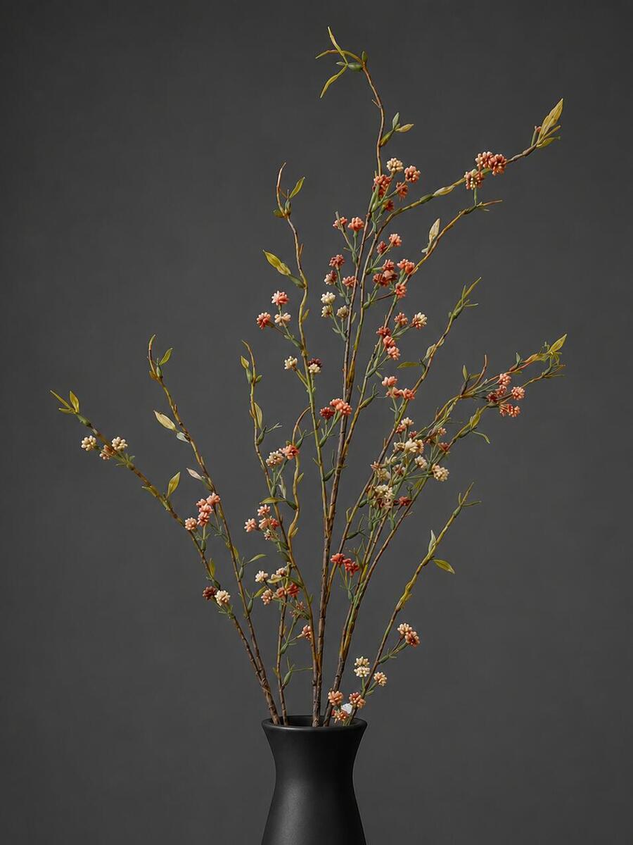 Long Stem Artificial Wildflower Branches For Tall Vases