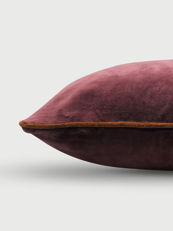 Glow Berry Velvet Cushion Cover