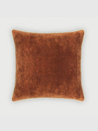Glow Burnt Orange Velvet Cushion Cover