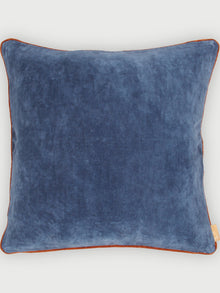 Glow Cobalt Blue Velvet Cushion Cover